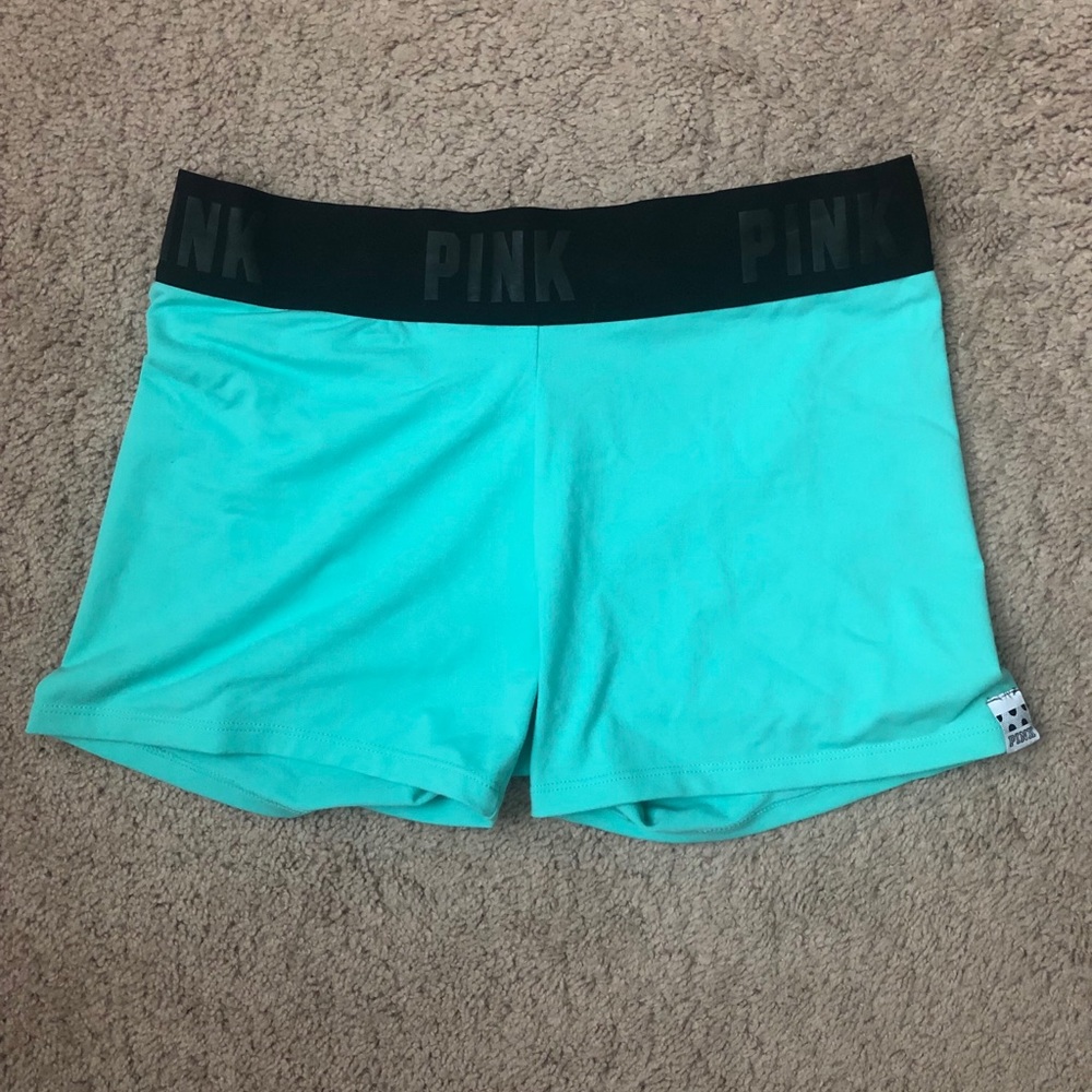 Pink biker shorts